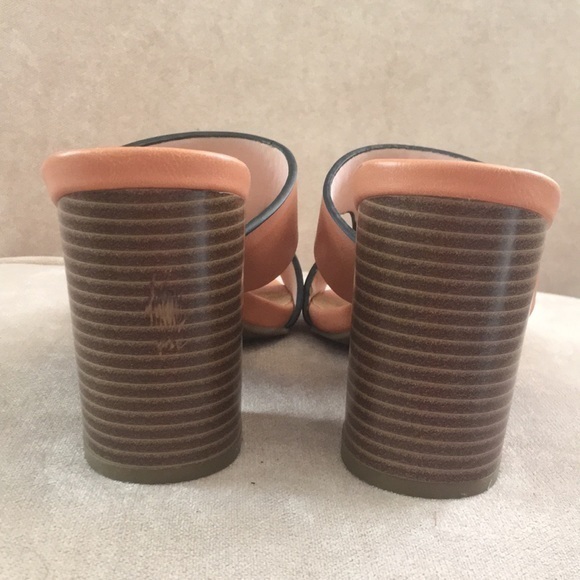 BAMBOO peach chunky heel - Picture 5 of 7